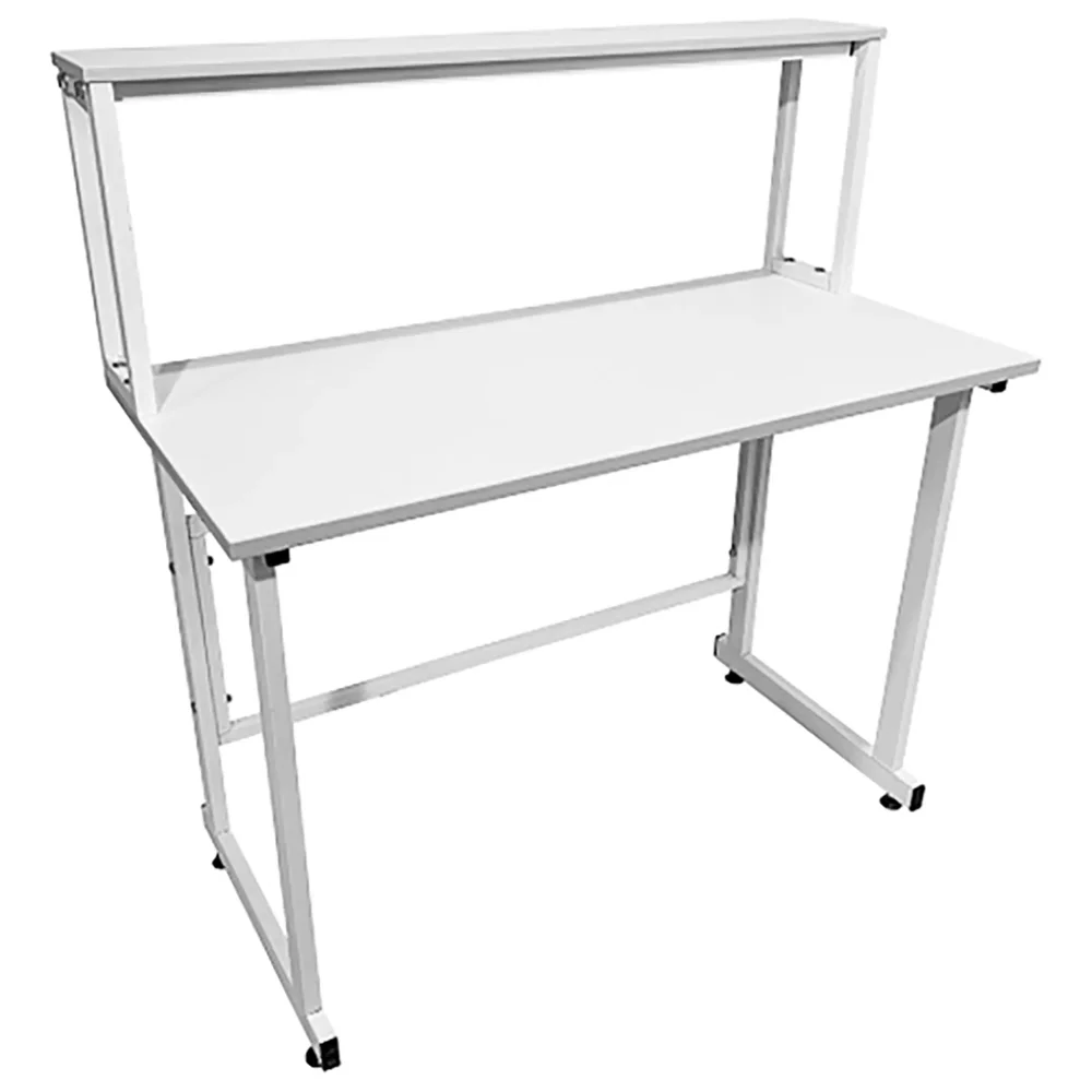 Стол лабораторный с надстройкой СЛн 16.010 (белый)