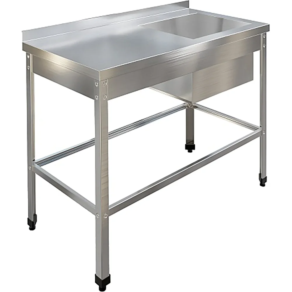 Ванна моечная с рабочей поверхностью с бортом ВМСР/1-10/6-БПО-ЭЦ