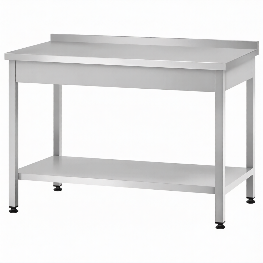 Стол производственный СПРп - 860х1000х600 «Profi Ral», борт (полка сплошная)