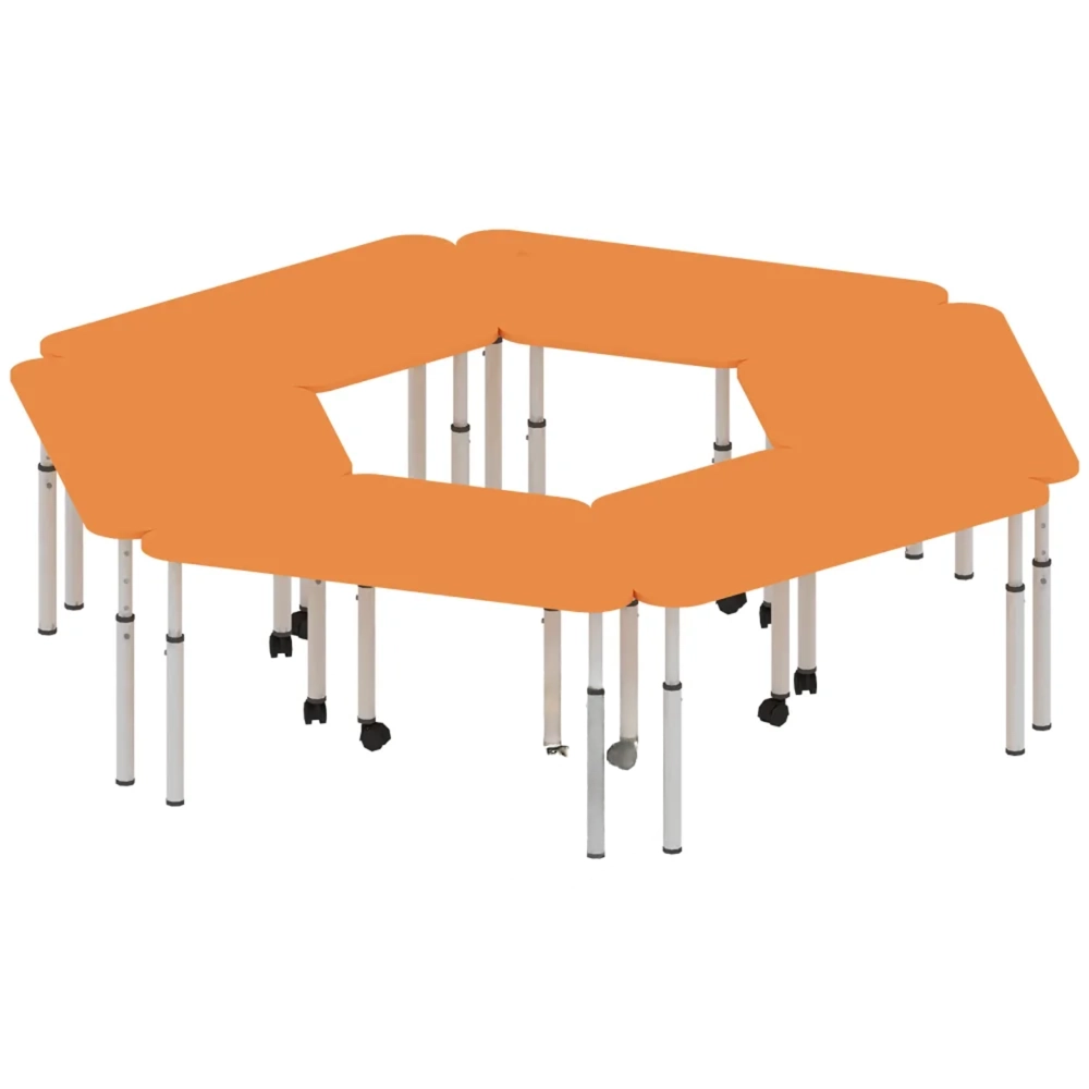 Стол модульный, комплект из 6 столов ШКАВ6-2