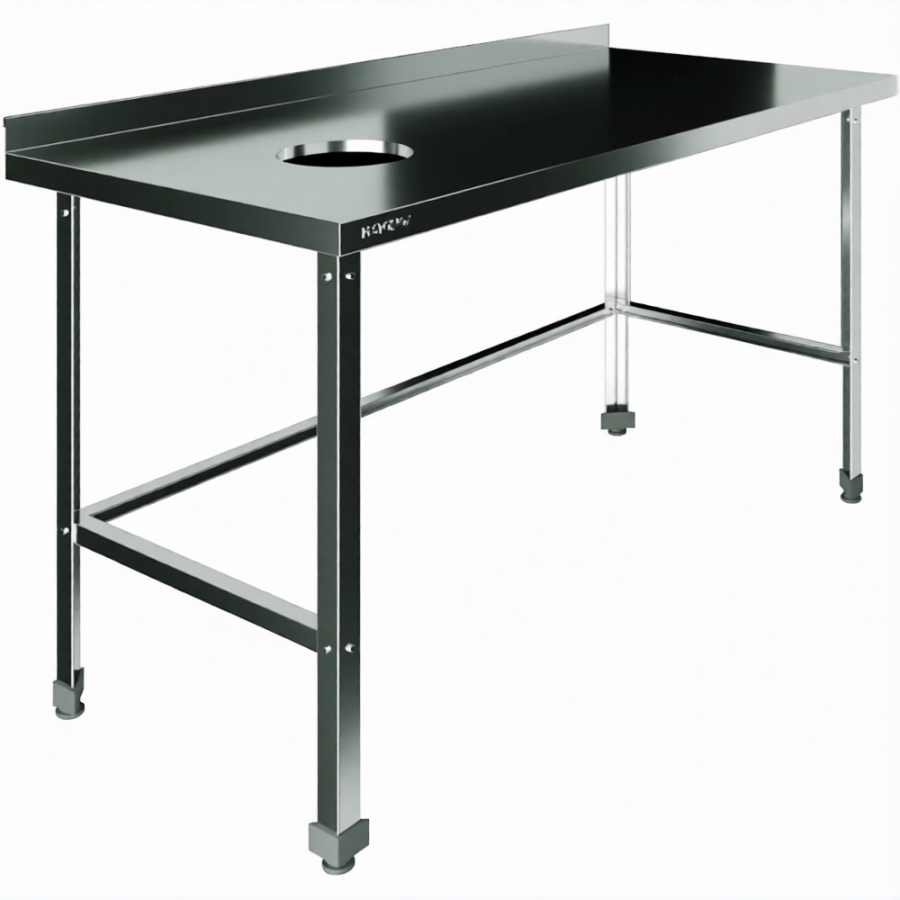 Стол для сбора пищевых отходов с бортом СПО-12/6-БО-Л-ЭЦ