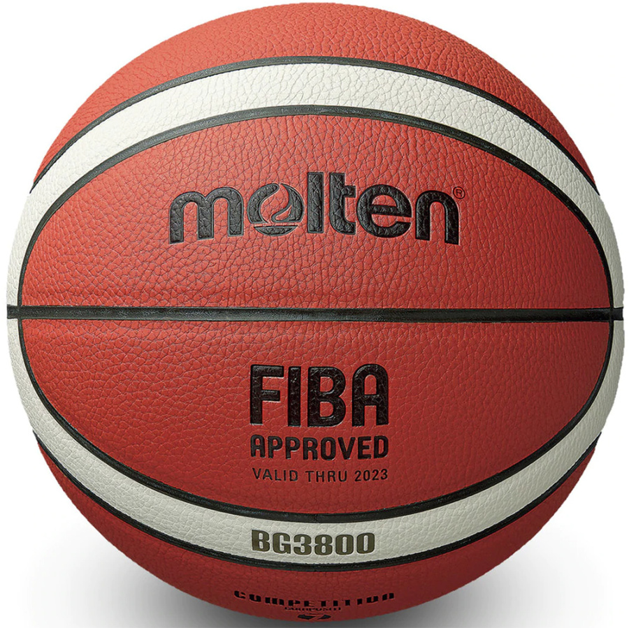 Мяч баскетбольный MOLTEN, B5G3800, FIBA Approved, Размер 5