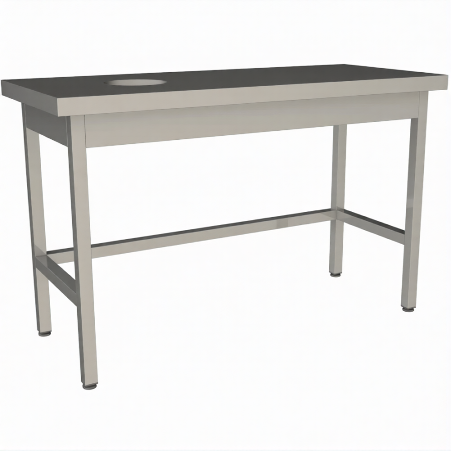 Стол для сбора пищевых отходов без борта СПО-15/6-О-Л