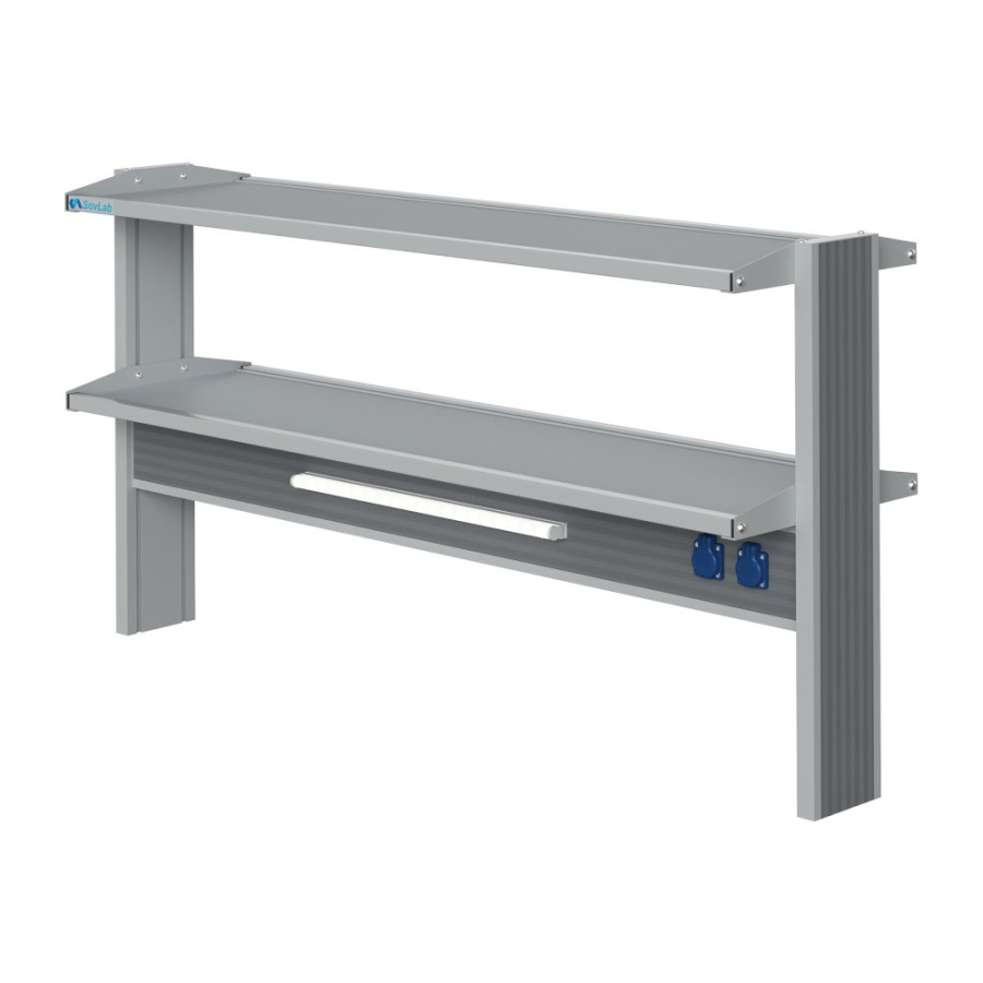 Технологический островной низкий стеллаж Mod. 1500 ТСОн