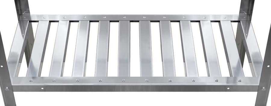 Стеллаж кухонный с решетчатыми полками Luxstahl СРРП-1800*600*400