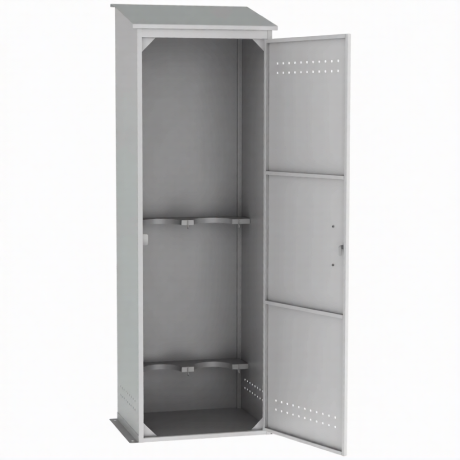 Шкаф для 2-х газовых баллонов ШГБК-019 усиленный