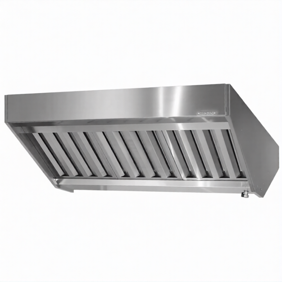 Зонт вытяжной полуоткрытый ЗВПб 400х1200х2000 «Base» островной