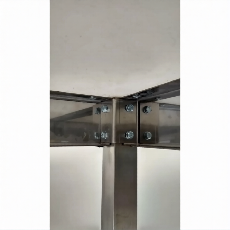 Стол производственный СПРп - 860х600х600 «Profi Ral», борт (полка перфорация)