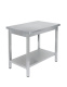 СТОЛ универсальный Luxstahl СПУ-12/6 со сплошной полкой нерж.