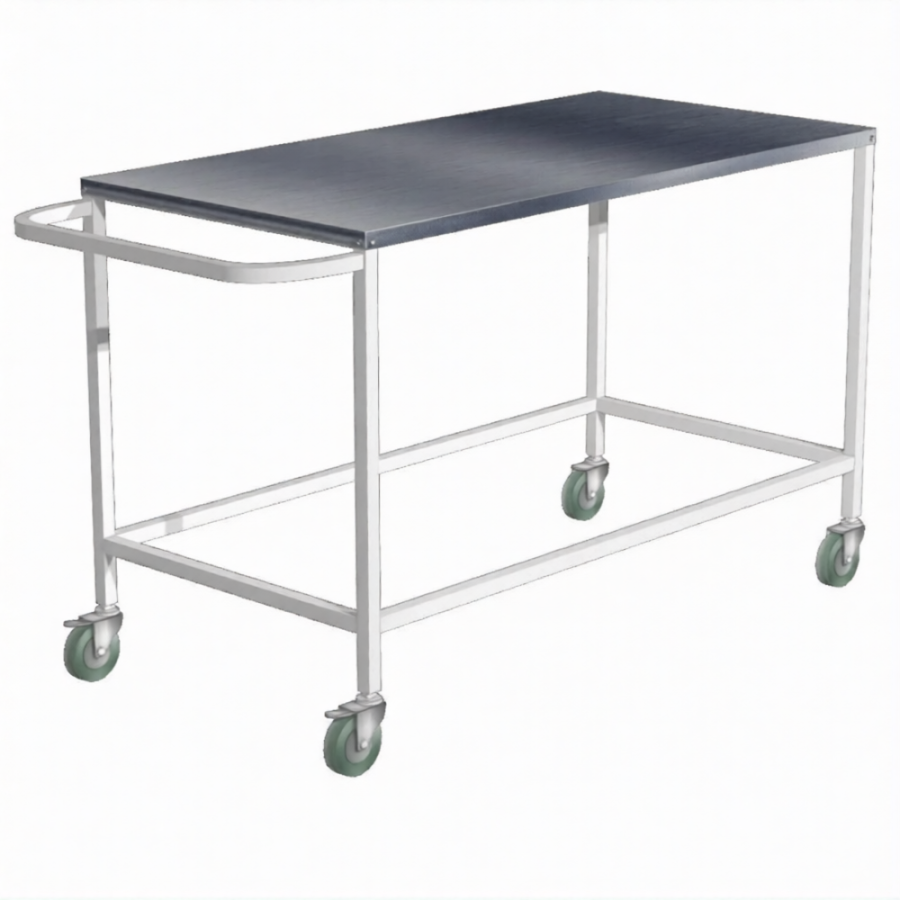 Стол инструментальный большой СИБ-1 (каркас белый)